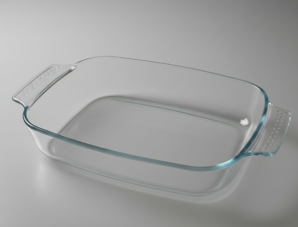 Fuente Pyrex Rectangular de Vidrio