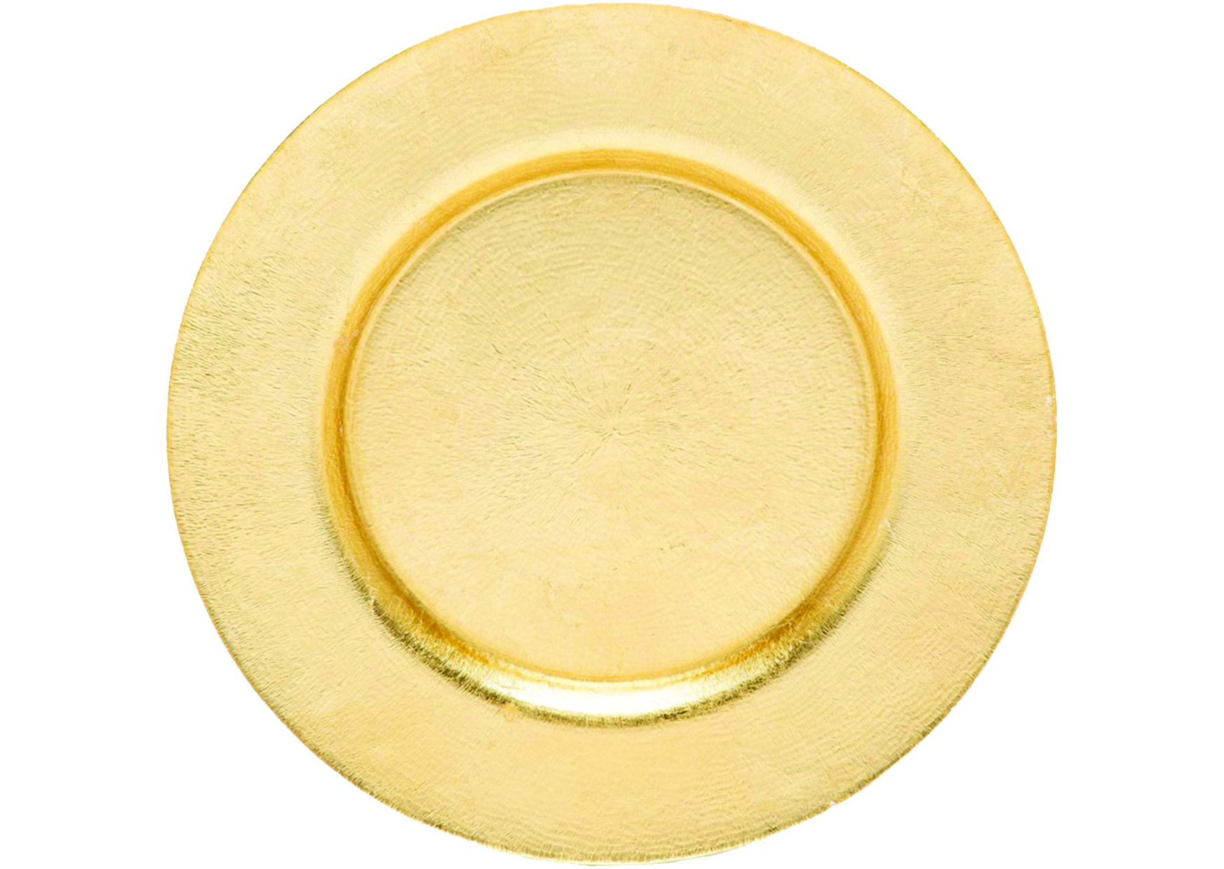 Plato base dorado