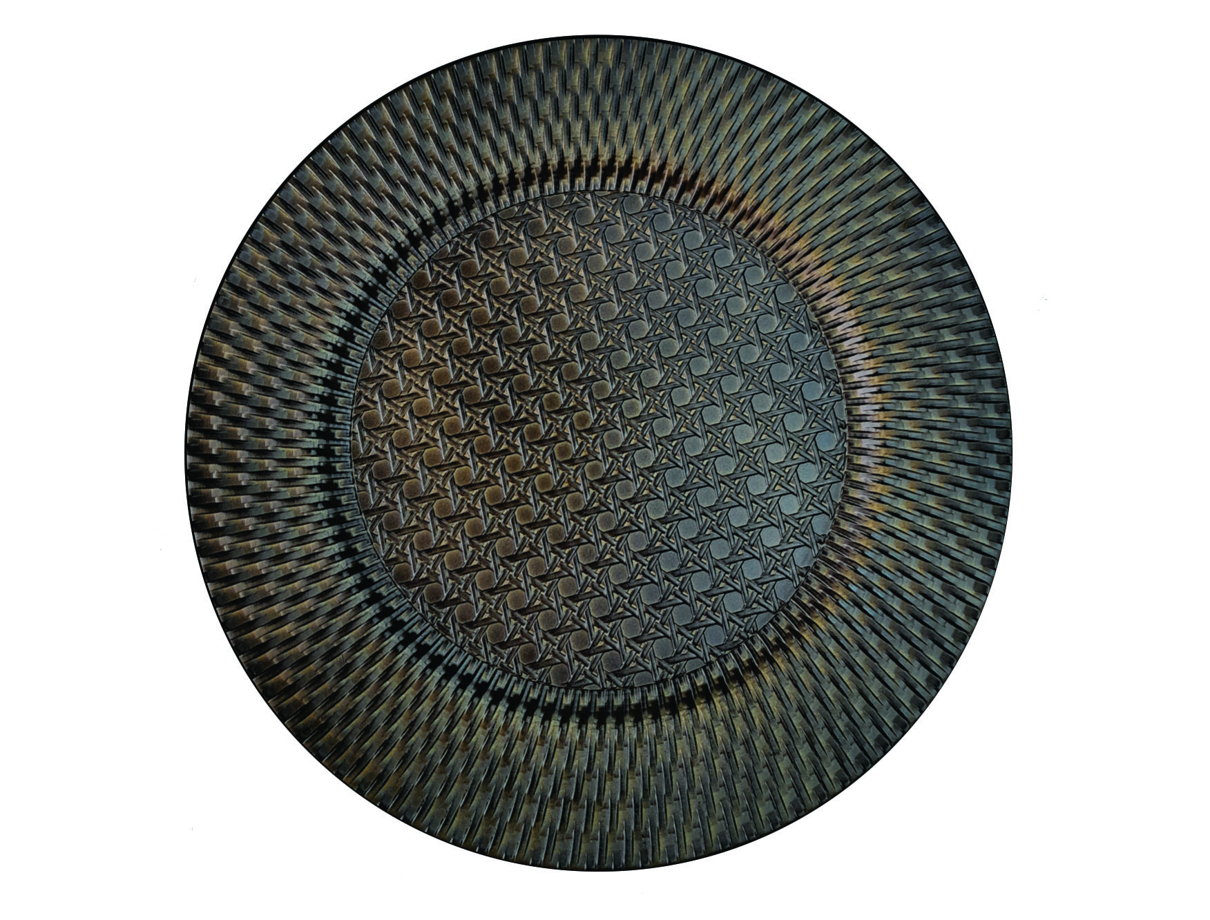Platos base ratán
